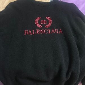 Balenciaga Wool Black Sweater